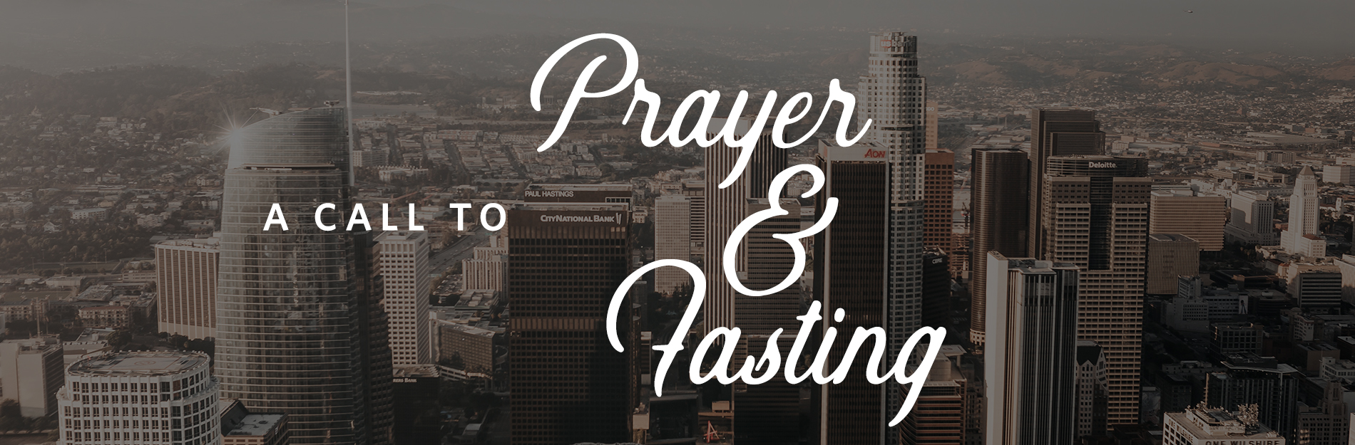 A Call to Prayer & Fasting - 2020 2